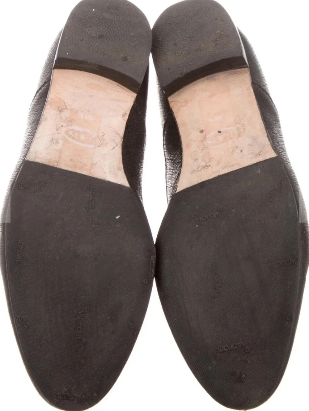 Tod's Leather Round-Toe Oxfords. SIize 38.5